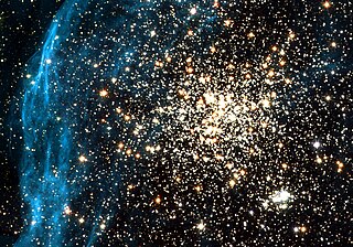 <span class="mw-page-title-main">NGC 1850</span> Super star cluster in the constellation Dorado