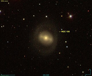 <span class="mw-page-title-main">NGC 108</span> Lenticular galaxy in the constellation Andromeda