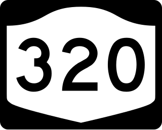 <span class="mw-page-title-main">New York State Route 320</span> State highway in Chenango County, New York, US