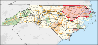 <span class="mw-page-title-main">North Carolina's 1st congressional district</span> U.S. House district for North Carolina