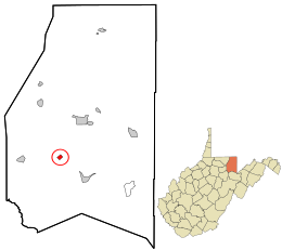 Location in شهرستان پرستون، ویرجینیای غربی and the state of ویرجینیای غربی.