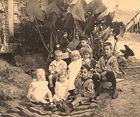 The Riefkohl and Verges children of German descent in Maunabo, Puerto Rico (c. 1890s) RiefkohlyVergesChildren.jpg