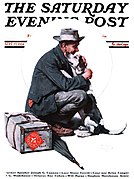 Saturday Evening Post cover from Rockwell's painting years (27 Sep 1924)