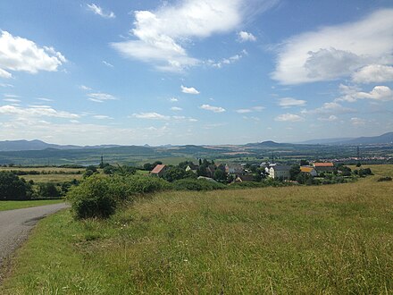 Hameau de Střížovice : vue générale.