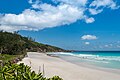 Strand Petite Anse auf der Insel La Digue