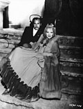 Thumbnail for File:The Scarlet Empress (film) 1934 Josef von Sternberg, director. On set with Marlene Dietrich as Sophia.jpg