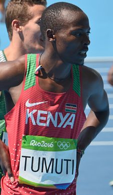 Boniface Mucheru Rion olympialaisissa 2016.