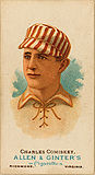 Charles Comiskey baseball card