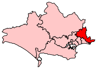 <span class="mw-page-title-main">Christchurch (UK Parliament constituency)</span> UK Parliament constituency since 1983