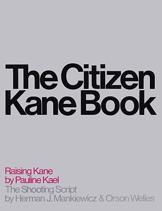 <span class="mw-page-title-main">Raising Kane</span> 1971 essay