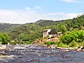 Der Eyrieux bei Saint-Fortunat-sur-Eyrieux im Regionalen Naturpark Monts d’Ardèche