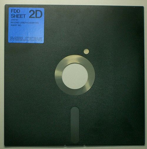 Melcom 8 inch floppy disk