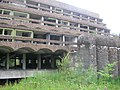 Main block, with terraces of rooms