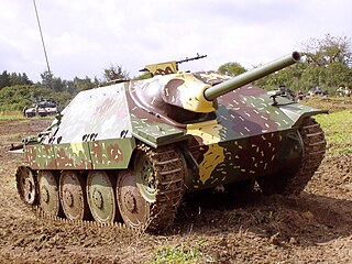 <i>Hetzer</i> German WWII tank destroyer (Jagdpanzer 38)