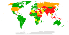 《国际刑事法院罗马规约》締約國地圖
