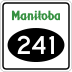 Provincial Road 241 marker