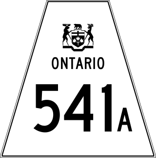 <span class="mw-page-title-main">Ontario Highway 541A</span> Former Ontario provincial highway