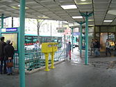 Street-level entrance at Porte de Champerret