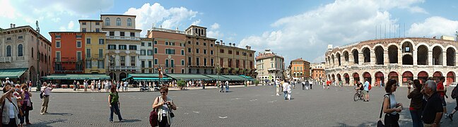 Piazza Bra a Verona