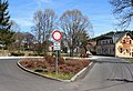 Čeština: Autobusová zastávka v obci Pila English: Bus stop in Pila village, Czech Republic