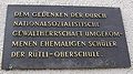 Rütli-School, Berlin-Neukölln. This memorial plaque is to commemorate the dead alumni of Nazism.