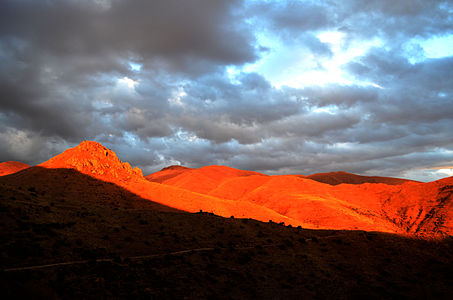 Vernishen mountains, where the geological monument, Babysitter, is located © Cisssko