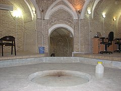 An image of the bath of shah rukn al-din in 2007 before full restoration