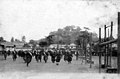 Image 11Japanese high-school girls playing football in their traditional hakama with one team wearing sashes (c. 1920) (from Women's association football)