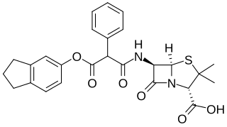 <span class="mw-page-title-main">Carindacillin</span> Chemical compound