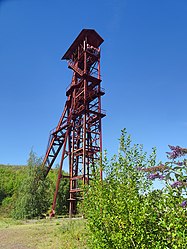 Chevalement du puits n° 8 des mines de Dourges Image-coup-de-coeur Wiki Loves Monuments le 22-septembre-2020