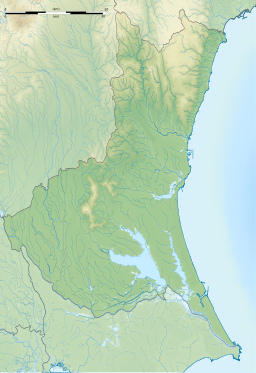 弘経寺の位置（茨城県内）