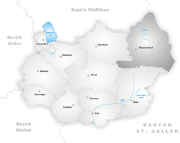 Fischenthal – Mappa