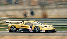 With Mike Hezemans and Alexander Grau at the 1997 Le Mans 24 Hours.