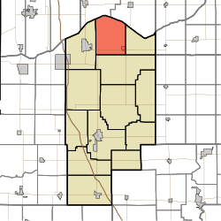 Location in Jasper County