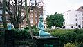 Bronzestatue im Merrion Square