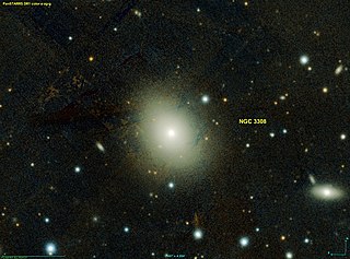 <span class="mw-page-title-main">NGC 3308</span> Lenticular galaxy in the constellation Hydra