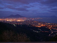 ナポリの夜景（イタリア）