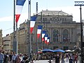 Place de la Comédie, Montpellier, 14 juillet 2008