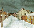 «Storgaten Røros» (Harald Sohlberg, ca. 1900)