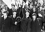 Les Beatles à l'aéroport John-F.-Kennedy.