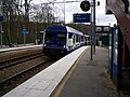 A refurbished set seen heading for Paris-St-Lazare from St Nom la Breteche.