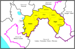 Mappa della diocesi