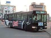 鶴居線 日本製紙クレインズ広告車