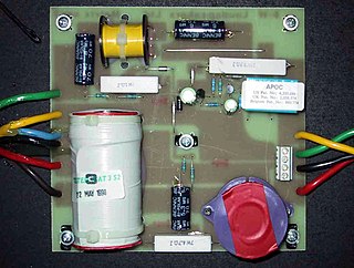 <span class="mw-page-title-main">Audio crossover</span> Electronic filter circuitry used in loudspeakers