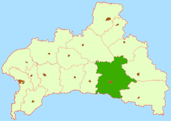 Location of Pinskas rajons