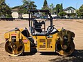 * Kandidimi A Caterpillar CB54B roller parked on a dirt lot at a job site in Campbell, California. --Grendelkhan 11:22, 16 September 2024 (UTC) * E miratuar  Support Good quality. --AuHaidhausen 14:22, 16 September 2024 (UTC)