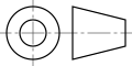 Symbol used in technical drawing[b]