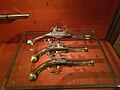 17th century pistols at Läckö Castle.