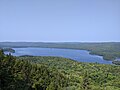 Lac Saint Bernard viewed from La Falaise trail