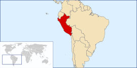 Розташування Перу